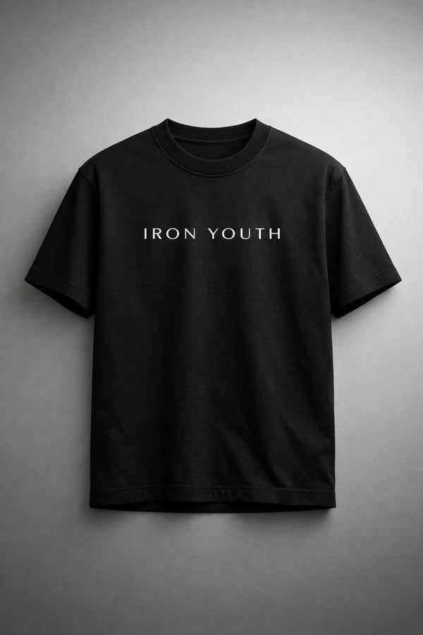 IY All Black IronYouth T shirt